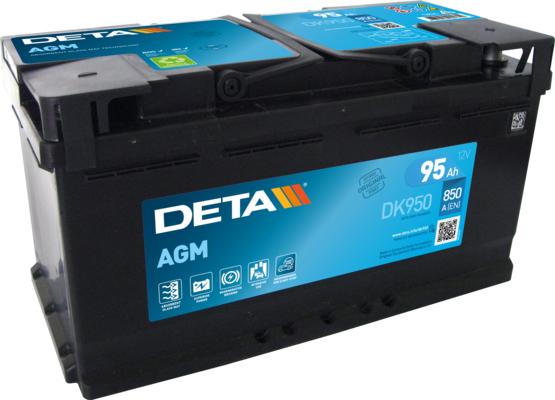 DETA DK950 - Стартерна акумуляторна батарея, АКБ avtolavka.club