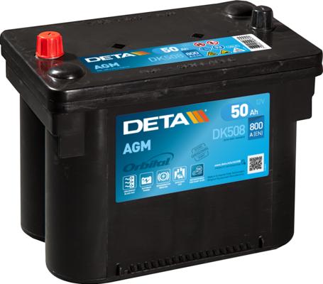 DETA DK508 - Стартерна акумуляторна батарея, АКБ avtolavka.club