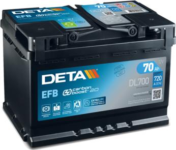 DETA DL700 - Стартерна акумуляторна батарея, АКБ avtolavka.club