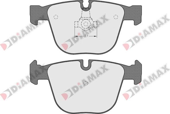 Diamax N09483 - Гальмівні колодки, дискові гальма avtolavka.club