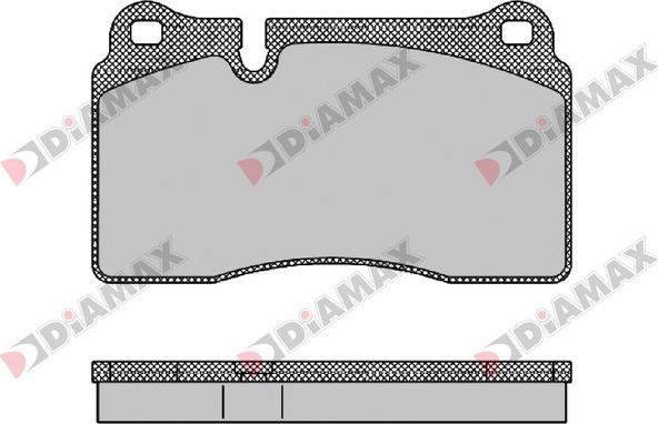 Diamax N09426 - Гальмівні колодки, дискові гальма avtolavka.club