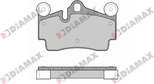 Diamax N09421 - Гальмівні колодки, дискові гальма avtolavka.club