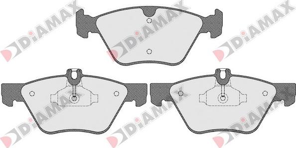 Diamax N09477 - Гальмівні колодки, дискові гальма avtolavka.club