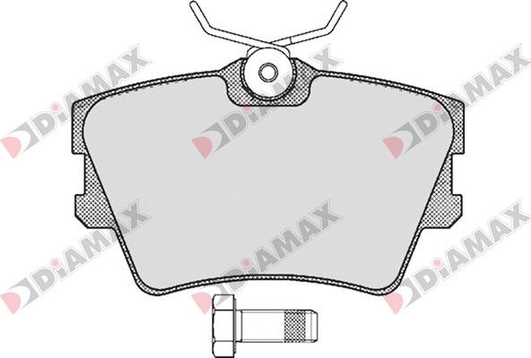 Diamax N09562 - Гальмівні колодки, дискові гальма avtolavka.club