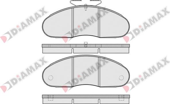 Diamax N09653 - Гальмівні колодки, дискові гальма avtolavka.club