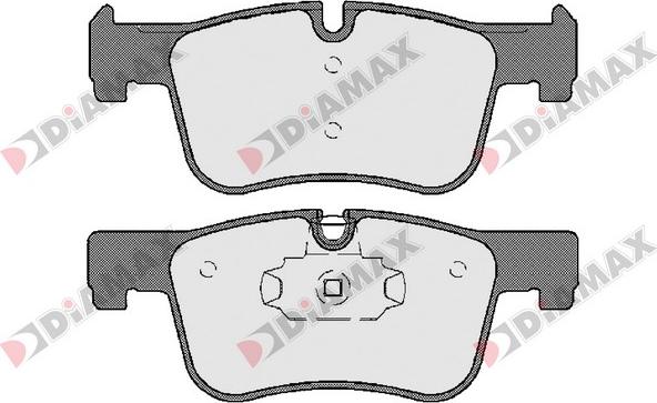 Diamax N09602 - Гальмівні колодки, дискові гальма avtolavka.club