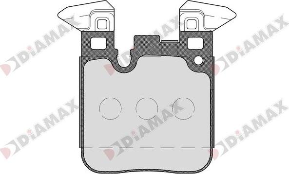 Diamax N09686 - Гальмівні колодки, дискові гальма avtolavka.club