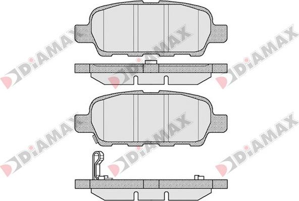 Diamax N09099 - Гальмівні колодки, дискові гальма avtolavka.club