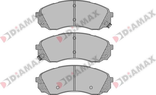 Diamax N09090 - Гальмівні колодки, дискові гальма avtolavka.club