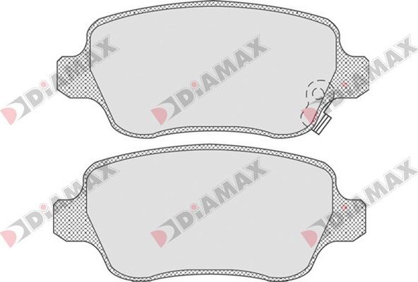 Diamax N09080 - Гальмівні колодки, дискові гальма avtolavka.club