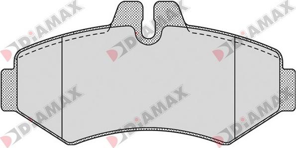 Diamax N09082 - Гальмівні колодки, дискові гальма avtolavka.club