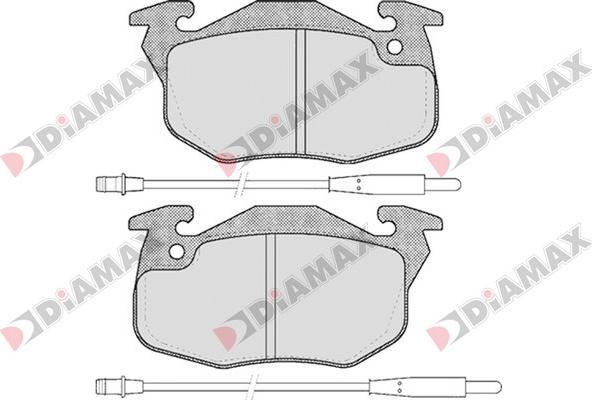 Diamax N09073 - Гальмівні колодки, дискові гальма avtolavka.club