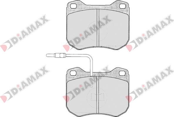 Diamax N09077 - Гальмівні колодки, дискові гальма avtolavka.club