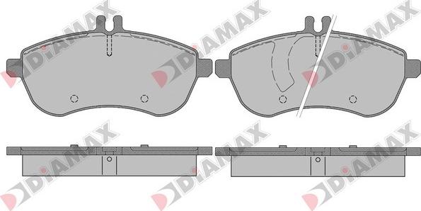 OEMparts A169420082028 - Гальмівні колодки, дискові гальма avtolavka.club