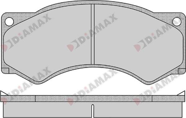 Diamax N09342 - Гальмівні колодки, дискові гальма avtolavka.club