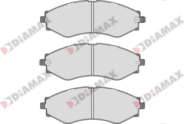 Diamax N09361 - Гальмівні колодки, дискові гальма avtolavka.club