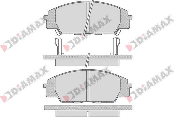 Diamax N09311 - Гальмівні колодки, дискові гальма avtolavka.club