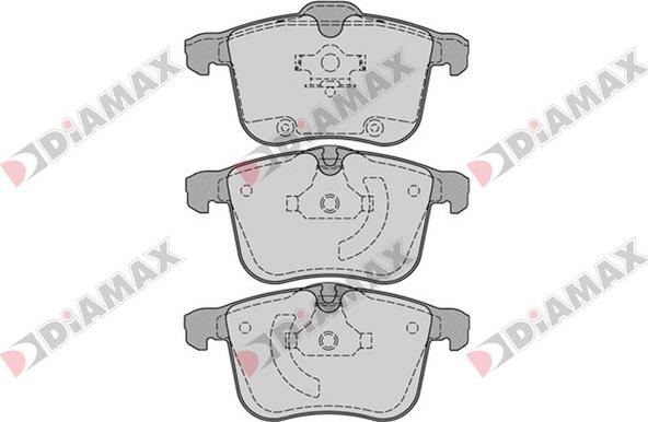 Diamax N09377 - Гальмівні колодки, дискові гальма avtolavka.club