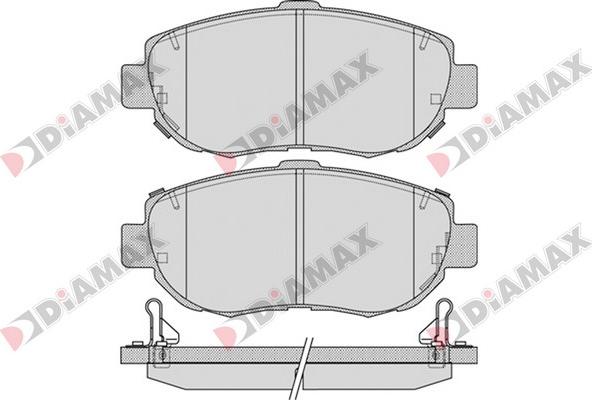 Diamax N09299 - Гальмівні колодки, дискові гальма avtolavka.club