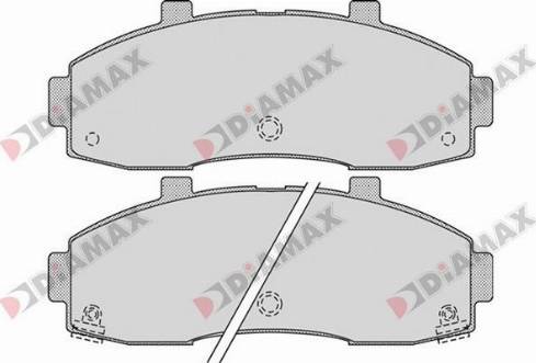 Diamax N09295 - Гальмівні колодки, дискові гальма avtolavka.club