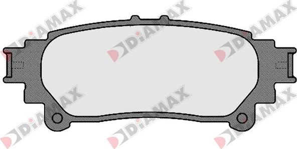 Diamax N09252 - Гальмівні колодки, дискові гальма avtolavka.club