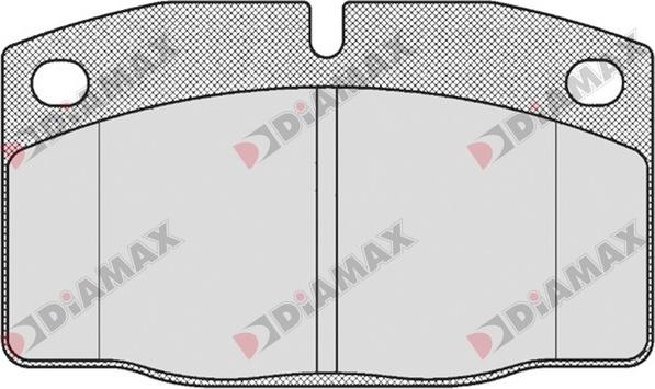 Diamax N09200 - Гальмівні колодки, дискові гальма avtolavka.club