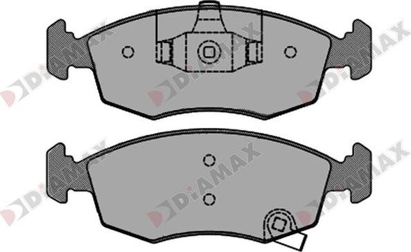 Diamax N09282 - Гальмівні колодки, дискові гальма avtolavka.club