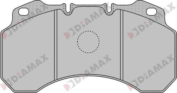 Diamax N09228 - Гальмівні колодки, дискові гальма avtolavka.club