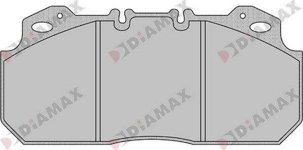 Diamax N09227 - Гальмівні колодки, дискові гальма avtolavka.club