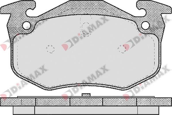 Diamax N09271 - Гальмівні колодки, дискові гальма avtolavka.club