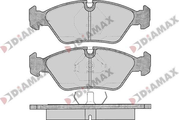 Diamax N09791 - Гальмівні колодки, дискові гальма avtolavka.club