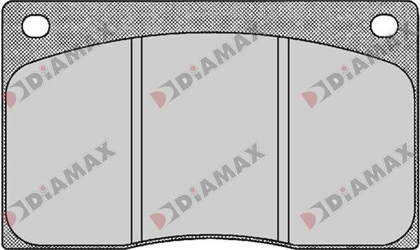 Diamax N09798 - Гальмівні колодки, дискові гальма avtolavka.club