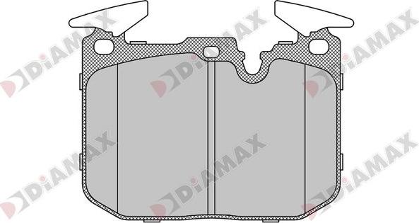 Diamax N09762 - Гальмівні колодки, дискові гальма avtolavka.club