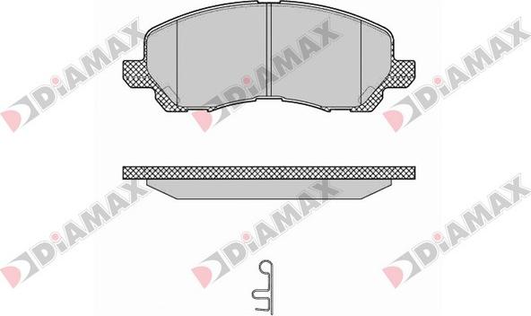 Diamax N09700 - Гальмівні колодки, дискові гальма avtolavka.club