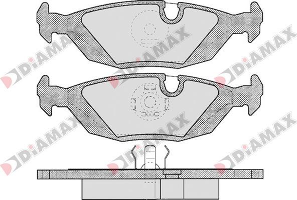 Diamax N09721 - Гальмівні колодки, дискові гальма avtolavka.club