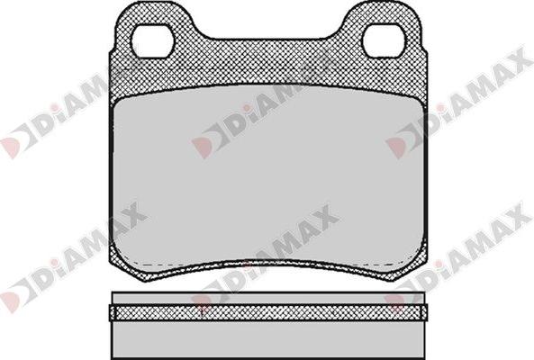 Diamax N09722 - Гальмівні колодки, дискові гальма avtolavka.club