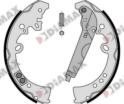 Diamax N01402 - Комплект гальм, барабанний механізм avtolavka.club