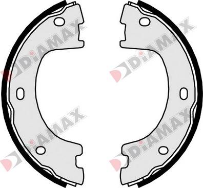 Diamax N01164 - Комплект гальм, ручник, парковка avtolavka.club