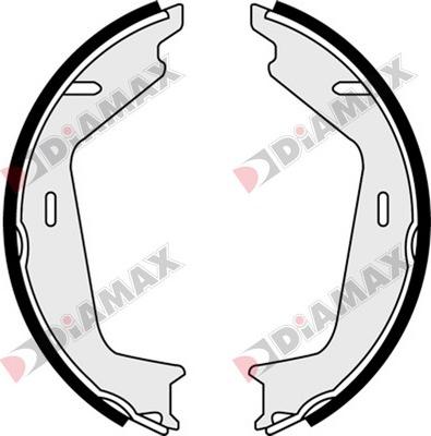 Diamax N01320 - Комплект гальм, ручник, парковка avtolavka.club