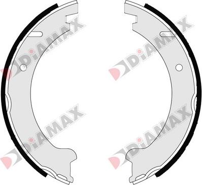 Diamax N01275 - Комплект гальм, ручник, парковка avtolavka.club