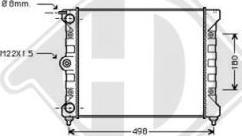 Diederichs 8502018 - Радіатор, охолодження двигуна avtolavka.club