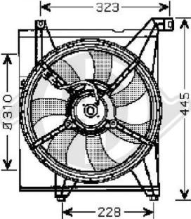 Diederichs 8655203 - Вентилятор, охолодження двигуна avtolavka.club