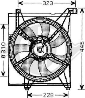 Diederichs 8655207 - Вентилятор, охолодження двигуна avtolavka.club