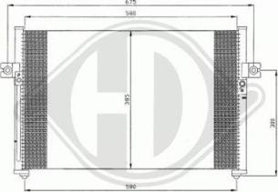 Diederichs 8689007 - Конденсатор, кондиціонер avtolavka.club