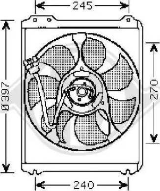 Diederichs 8622105 - Вентилятор, охолодження двигуна avtolavka.club