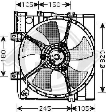 Diederichs 8622103 - Вентилятор, охолодження двигуна avtolavka.club