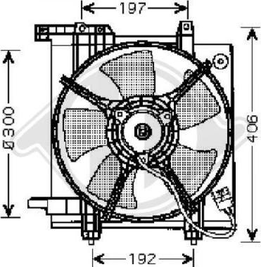 Diederichs 8622203 - Вентилятор, охолодження двигуна avtolavka.club