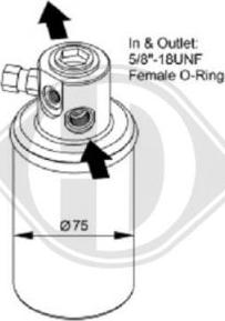 Diederichs 8166101 - Осушувач, кондиціонер avtolavka.club