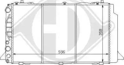 Diederichs 8101122 - Радіатор, охолодження двигуна avtolavka.club