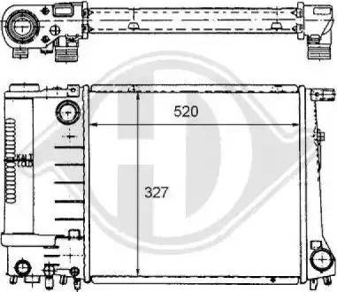 Diederichs 8102169 - Радіатор, охолодження двигуна avtolavka.club